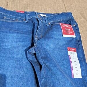 Levi's Men's Deep Blue Slim Straight Jeans